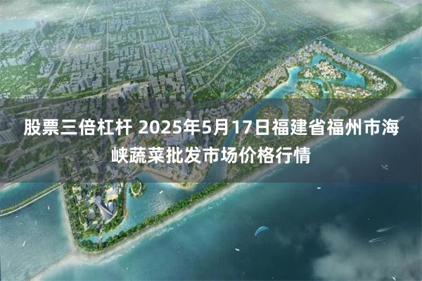 股票三倍杠杆 2025年5月17日福建省福州市海峡蔬菜批发市场价格行情