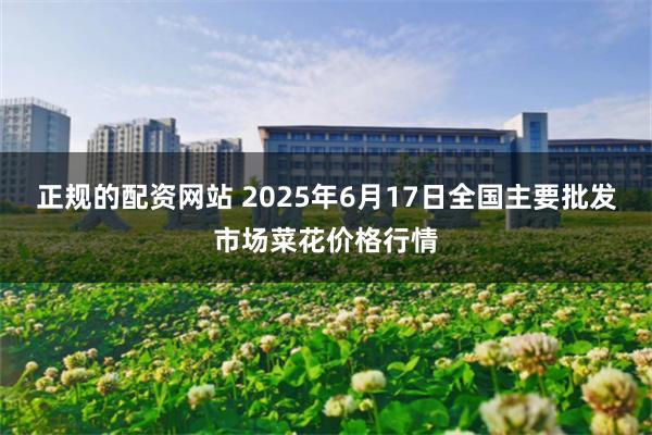 正规的配资网站 2025年6月17日全国主要批发市场菜花价格行情