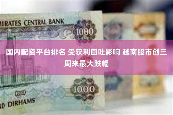 国内配资平台排名 受获利回吐影响 越南股市创三周来最大跌幅